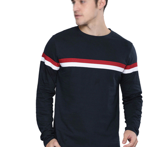 <b>Navy</b> <b>Blue</b> & Red Solid Flannel Cotton Polyester Breathable Quick Dry Custom Logo <b>Men</b> <b>T</b>-<b>Shirts</b> Wholesale High Quality - Product Image 1