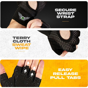 Guantes de Entrenamiento OEM para Ejercicios de Levantamiento de Pesas, Diseño Ligero y Transpirable, para Entrenamiento Físico y Actividades Deportivas - Product Image 4