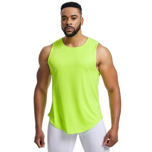 PASUXI Gilet d'été personnalisé en tricot décontracté à manches courtes pour hommes, respirant, écologique, pour le sport et l'entraînement - Product Image 4