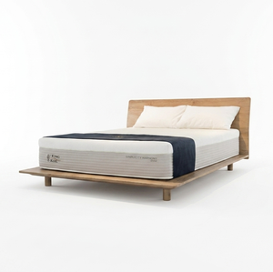 Tirol Teak Wooden <b>Bed</b> <b>Frame</b> with Minimalist Design Eco-Friendly Solid Wood Construction for Long-Lasting Comfort <b>Queen</b>/King <b>Size</b> - Product Image 4