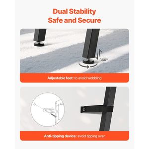 Mesa Consola de 2 Niveles de 70.9 Pulgadas, Mesa Larga para Entrada y Pasillo Estrecho, Consola Estrecha para Decoración del Hogar - Product Image 6