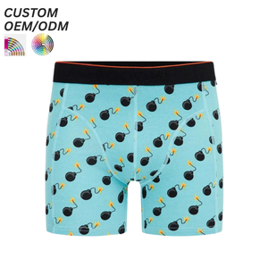 Calzoncillos de Algodón para Hombre, Corte Clásico, Transpirables, Ecológicos, con Logotipo Personalizado, Soporte OEM ODM para Fabricación de Marca - Product Image 1