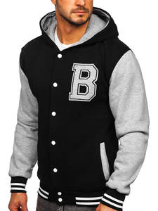 Chaqueta Varsity de Béisbol Personalizada para Hombre a Precio de Mayoreo, Últimos Diseños con Mangas Largas, Lisa - Product Image 1