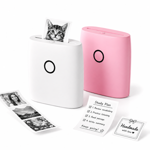<span class=keywords><strong>Imprimante</strong></span> thermique miniature OEM 58 mm 203 DPI Bluetooth pour photos et étiquettes de poche - Product Image 1