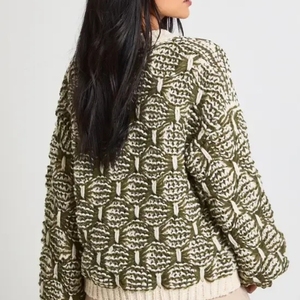 เสื้อสเวตเตอร์ถักคอสูง แขนยาว สีพื้น สไตล์ยุโรปและอเมริกา รับผลิตตามสั่ง ขายส่ง เสื้อผ้าลำลองสำหรับผู้หญิง - Product Image 2