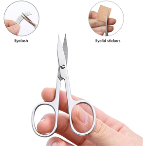 กรรไกรตัดเล็บสแตนเลสแบบตรง รุ่น 2026 สำหรับตัดสติ๊กเกอร์ติดเล็บ กรรไกรทำเล็บ กรรไกรตัดคิ้ว อุปกรณ์ทำเล็บ - Product Image 5