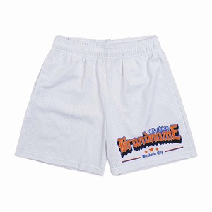 Shorts de sport en maille pour homme, 160 GSM, 100 % coton premium, vert fluo, noir, rouge, panneau latéral, écologiques, imperméables, respirants - Product Image 5