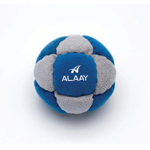 ALAAY Soft 14 Panel Footbag Freestyle <b>Hacky</b> <b>Sack</b> Blue Gray Durable Sport Ball - Product Image 1