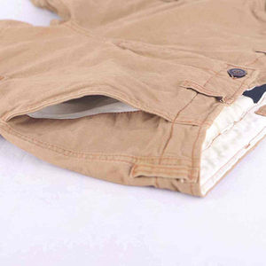 Pantalones cortos casuales para hombre, cómodos para el día a día, con bolsillos utilitarios, mezcla de algodón, estilo cargo, para uso diario al aire libre. - Product Image 3