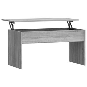 Tavolino in legno ingegnerizzato grigio Sonoma 40.2 "x 19.9" x 20.7 "dimensioni - Product Image 2