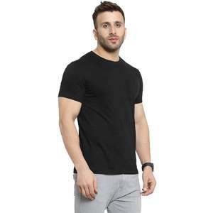 Camiseta de Manga Corta para Hombre, 100% Algodón Tejido, Corte Holgado, con Logotipo Personalizado, Transpirable y Ecológica, Venta al Por Mayor - Product Image 4