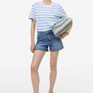 Nouveautés estivales : T-shirts amples et unis de haute qualité, prix de gros, pour femmes. - Product Image 2