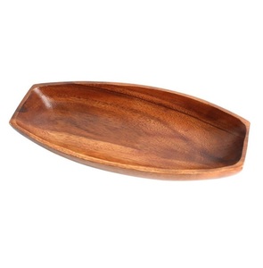 Plateau de service en bois d'acacia au design moderne et unique, écologique, compatible lave-vaisselle, fait main, décoration de table avec impression personnalisée - Product Image 5