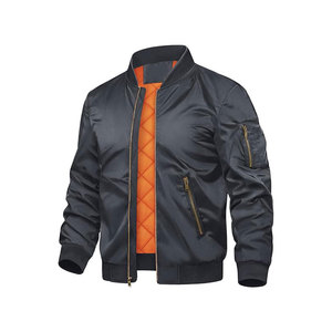 Chaqueta Bomber Impermeable de Secado Rápido con Revestimiento de Camuflaje, Estilo Urbano, Corte Regular, Poliéster/Algodón, Unisex, Primavera 2026 - Product Image 3