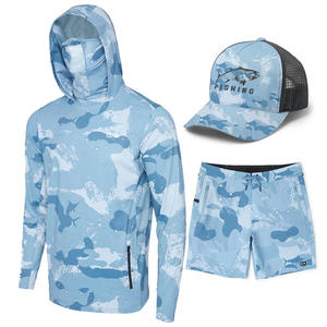 Sudadera de Pesca con Camuflaje Personalizado, Manga Larga, Secado Rápido, con Capucha y Protección Facial, Ropa para Pesca al Aire Libre - Product Image 2