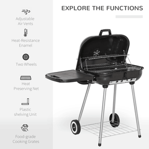 Griglia BBQ Portatile in Acciaio Inox per Campeggio con Copertura per Cottura a Carbone - Product Image 3