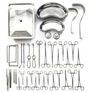 38-Piece Stainless Steel CE Certified ISO1485 Appendectomy Hernia Surgery Instrument General Abdominal Surgical By Grip Surgical - Product Image 1