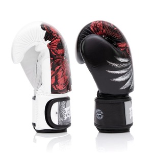 ถุงมือชกมวย Fairtex แบบพิมพ์ลายเต็มรูปแบบ ถุงมือชกมวยไทย สไตล์เม็กซิกัน หนังวัวแท้ สำหรับคิกบ็อกซิ่ง ซานด้า และ MMA - Product Image 2