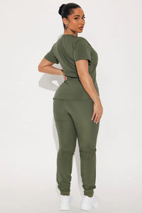 Conjuntos de Uniformes Médicos para Mujer, Estilo Jogger, con Logotipo Personalizado y Diseños a Medida para Uso Hospitalario - Product Image 3