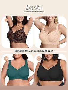 Womens seamless comfortable <b>bra</b> soft support daily wear - Product Image 2