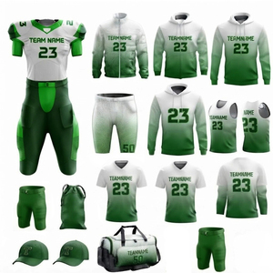 Gestalten Sie Ihr eigenes Logo-Teamwear American Football Kit: Atmungsaktives, leichtes, umweltfreundliches Polyester American Football Uniform Set - Product Image 4
