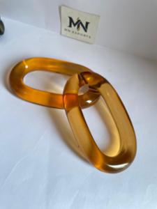 Designer Epoxy Resin <b>Wall</b> <b>Decorative</b> Chain Sculpture For Stylish Modern Resin <b>Decorative</b> <b>Wall</b> Link Chain Handmade - Product Image 3