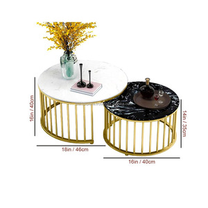 Table d'appoint moderne design professionnel en métal de haute qualité à bas prix pour meubles de maison salon café ou thé - Product Image 6