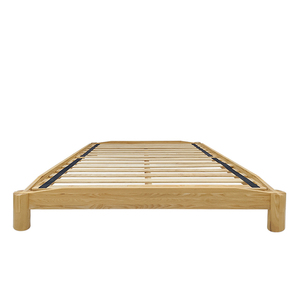 Vietnam OEM/ODM Factory Minimalist Rubberwood <b>Bed</b> Japanese Joinery Tool-free Wooden <b>Platform</b> <b>Beds</b> <b>Frame</b> Eco-Friendly Furniture - Product Image 4