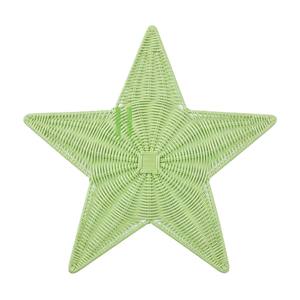 แผ่นรองจานหวายรูปดาวราคาส่งที่ดีที่สุด แผ่นรองจานหวายตกแต่งผนังสไตล์โบโฮ แผ่นรองจานหวายแบบ OEM - Product Image 3