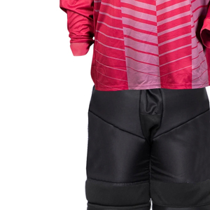 Ensemble d'uniformes de gardien de but de floorball imprimés professionnels, rembourrés de qualité supérieure, 100 % polyester, séchage rapide, respirant, personnalisable, haute performance - Product Image 6