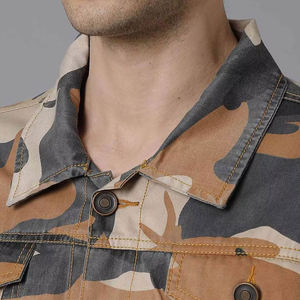 Fabricante de Ropa al por Mayor, Chaquetas para Hombre, Chaquetas de Mezclilla de Color Sólido Básico Personalizadas, Último Diseño, Producción en Lote - Product Image 5