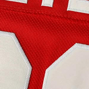 Jersey de Hockey sobre Hielo para Adultos, Talla Grande, Color Rojo y Negro, 100% Poliéster, Tejidos Ligeros y Transpirables, Producto de Primera Calidad, OEM - Product Image 6