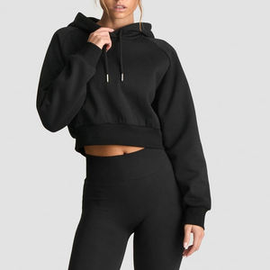 คอลเลคชั่นใหม่ เสื้อฮู้ดผู้หญิงผ้าฝ้ายพิมพ์ลายโลโก้ตามสั่ง สีสันสดใส สไตล์สตรีทแวร์ สำหรับฤดูใบไม้ร่วง  รับสั่งทำตามแบบ - Product Image 4