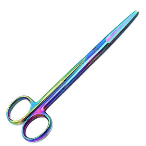 กรรไกรผ่าตัดแบบแมนนวลสแตนเลสสตีล ใช้ซ้ำได้ ปลายทู่ คม - Product Image 2