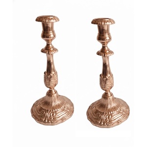 Suministro Directo de Fábrica ROYAL HOME COLLECTION CH01, Lámpara de Mesa de Diseño Moderno, Decoración de Pascua, Candelabro de Metal Chapado en Oro - Product Image 4