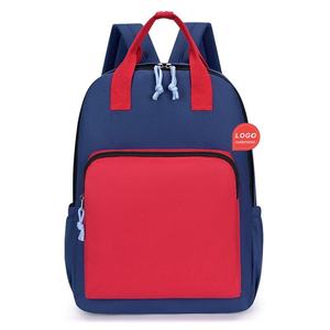 Stylish Contrast Color Student bag <b>School</b> bag <b>Backpack</b> Waterproof Large Capacity College Bookbag for Teens - Product Image 5