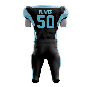 Vêtements de sport, couleur unie, respirant, uniforme de football américain, léger, design personnalisé, uniforme de football américain - Product Image 2