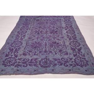 Lavinas Boho Kantha Suzani Embroidered <b>Quilt</b> Handmade Vintage Cotton Floral Eco-Friendly Washable All-Season Bedspread Indian - Product Image 3