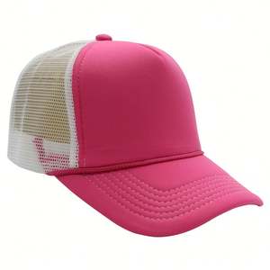 Casquette de camionneur 6 panneaux en maille éponge légère, assortiment de couleurs, pour sports de plein air et loisirs d'été, modèle transfrontalier - Product Image 1