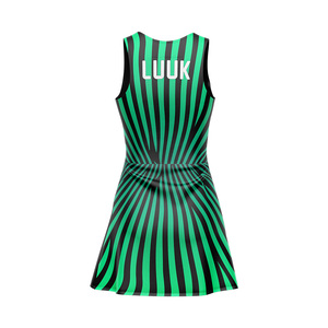 Custom Women's Sleeveless Tennis Dress Quick Dry Fitted Pattern All Seasons Athletic Apparel Girls' Tennis Wear <b>Skirts</b> - Product Image 5