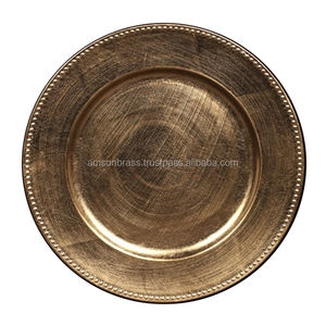 Plato de Presentación Gris de Lujo, Galvanizado, de Hierro Puro, Decorativo, para Mesa - Product Image 5