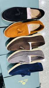 รองเท้าโลฟเฟอร์ผู้ชายแบบสวม ดีไซน์คลาสสิก หนังกลับ น้ำหนักเบา ทนทาน กันน้ำ กันลื่น เหมาะกับทุกฤดู - Product Image 3