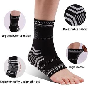 Comfortable Neoprene Padded Fitness <b>Ankle</b> Strap Adjustable Weight Lifting Band with OEM Services Supportive <b>Ankle</b> <b>Support</b> - Product Image 1