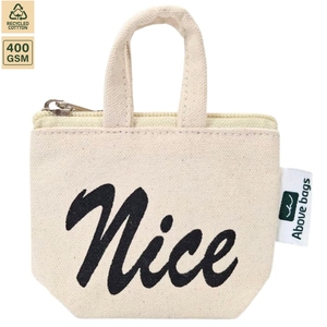 400 GSM Cotton Canvas Cosmetic <b>Makeup</b> Pouch <b>for</b> <b>Makeup</b> Toiletry Daily <b>Storage</b> Custom Branding Bulk Wholesale Private Label - Product Image 2