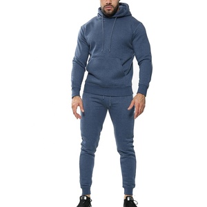 Survêtements de sport personnalisés et respirants pour hommes, survêtements, 2 pièces, logo personnalisé, entraînement d'entraînement en molleton de coton 100% - Product Image 1