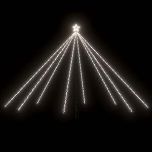 Árbol de Navidad LED de 3.6 m, Blanco Frío, Metálico, Elegante Decoración Navideña - Product Image 2