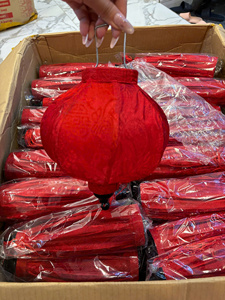 Silk Lanterns Colorful Bamboo Silk Lanterns Decorative Lighting For Balcony Patio Wedding Vietnam Silk Lanterns - Product Image 3