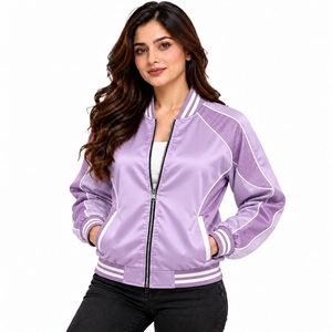 Blouson Bomber Femme Premium Haute Qualité Hiver Respirant Imperméable Écologique avec Rembourrage en Polyester - Product Image 1