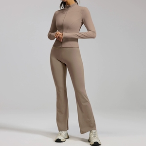 Leggings fins 100 % coton pour femmes adultes, avec coutures, tailles XL à 8XL, couleur unie, longueur genou, extensibles, antibactériens, respirants, 220g, été - Product Image 3
