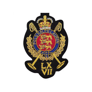 Insignias de blazer personalizadas con diseño de hilo de oro bordado, hechas a mano, con broche de seguridad, colores y logotipos personalizados, tela de alta calidad - Product Image 6